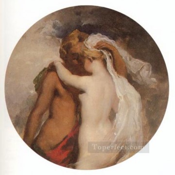 William Etty Painting - Nymph and Satyr William Etty
